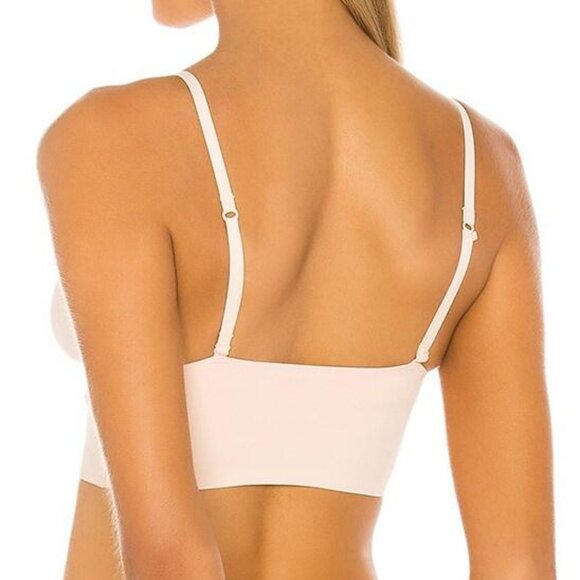 NWOT Free People Intimately Sage Longline Bralette Bra Nude Cream Size S - Picture 4 of 10